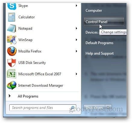 Change default browser