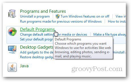 Change default browser