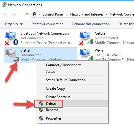 Khai báo mạng dial-up reset usb 3G