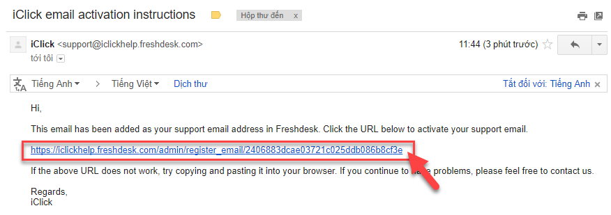 Khai báo sender email cho phần mềm Send Email Freshdesk