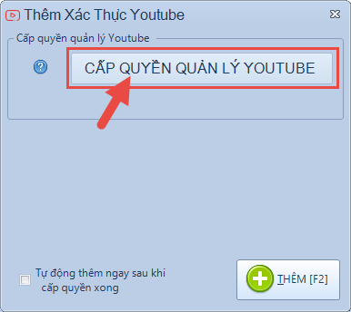 Khai báo xác thực gmail để tăng sub youtube
