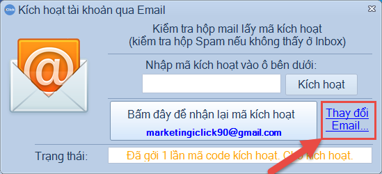 Không kích hoạt được iClick