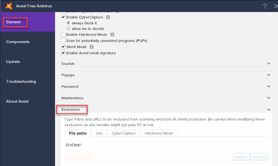 Hướng dẫn xử lý khi trình diệt virus xóa file chạy phần mềm