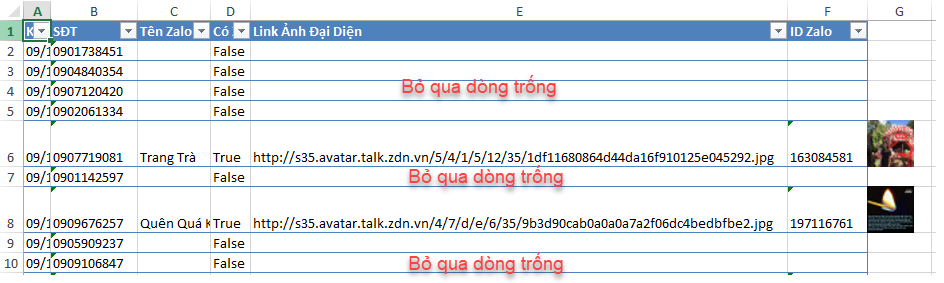 Kiểm tra số điện thoại có xài Zalo