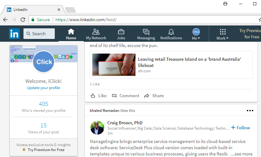Kết bạn theo danh sách UID thành viên quét được trên Linkedin
