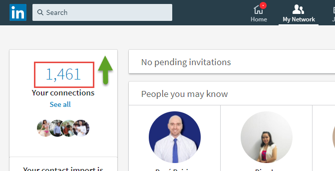 Kết bạn theo danh sách UID thành viên quét được trên Linkedin