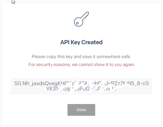 Hướng dẫn lấy API Key Sendgrid