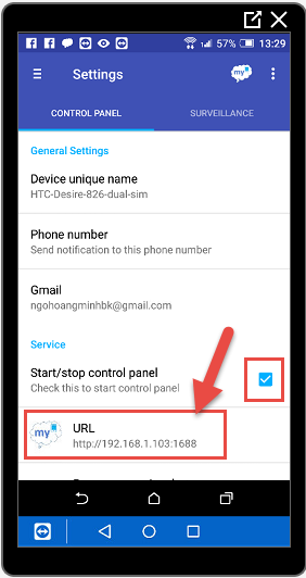 Kết nối phần mềm sms marketing với điện thoại android