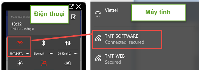 Kết nối phần mềm sms marketing với điện thoại android