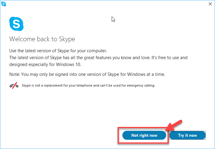 Lỗi mở Skype Marketing
