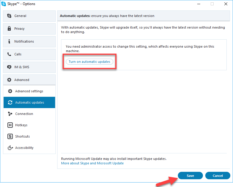 Lỗi mở Skype Marketing