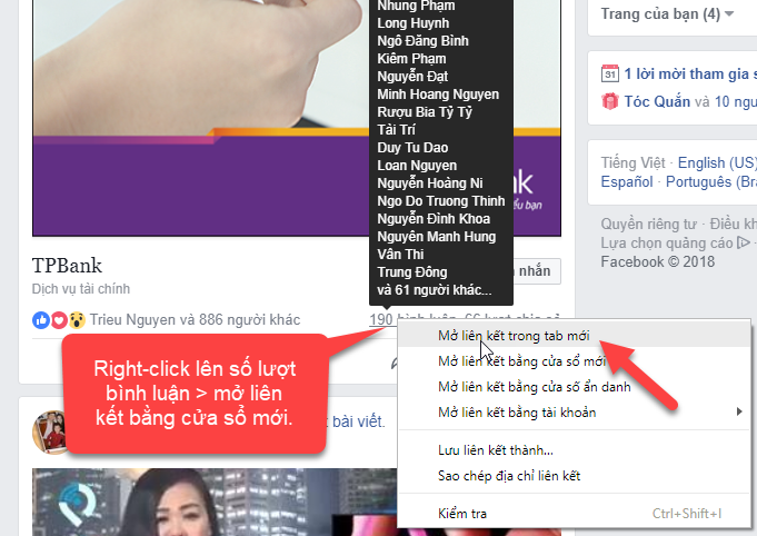 Cách lấy link bài viết quảng cáo trên Facebook
