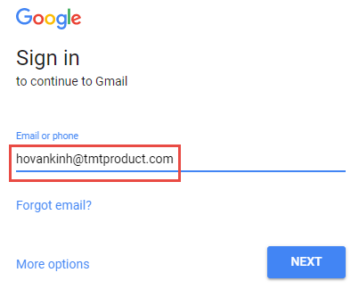 Lập hom thư gmail.com.vn