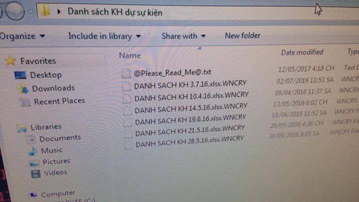 Phòng tránh mã độc Wannacry mã độc tống tiền Wannacry
