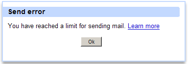 Một ngày Gmail gửi được bao nhiêu Email?