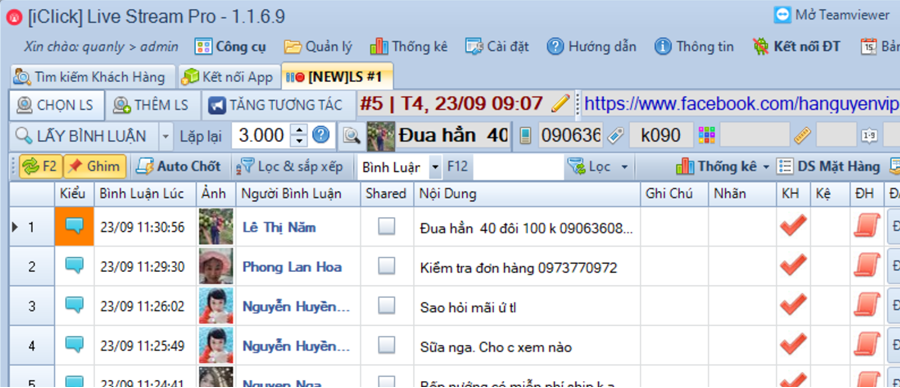 Cập nhật phiên bản 1.1.6.9 phần mềm LiveStream Pro