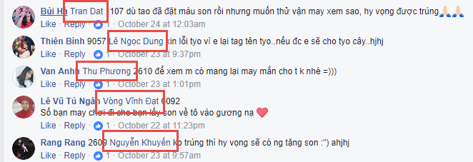 Nâng cấp get comment Facebook