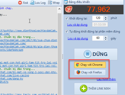 Nâng cấp phần mềm iClick