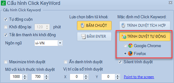 Nâng cấp phần mềm iClick