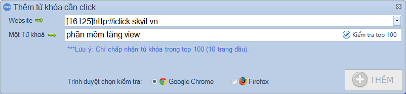 Nâng cấp phần mềm iClick