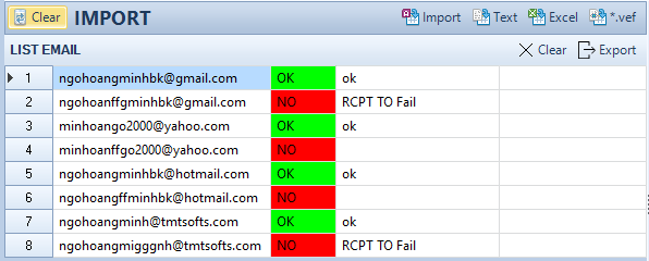 Nâng cấp phần mềm lọc email sống iClick