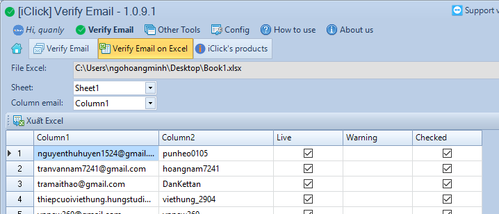 Nâng cấp phần mềm lọc email sống iClick
