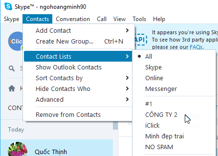 Nâng cấp phần mềm quảng cáo Skype