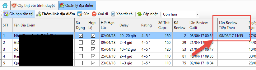 Nâng cấp phần mềm seo G+