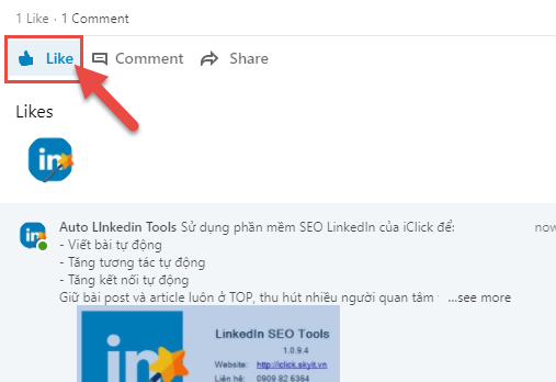 Nâng cấp phần mềm SEO LinkedIn phiên bản 1.0.9.4