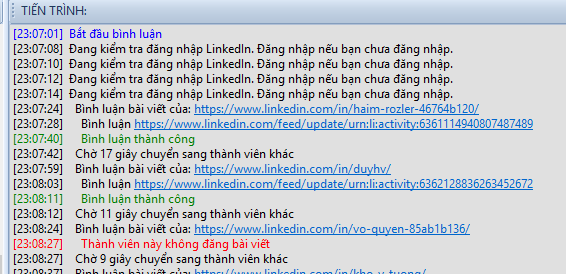 Nâng cấp phần mềm SEO LinkedIn phiên bản 1.0.9.4