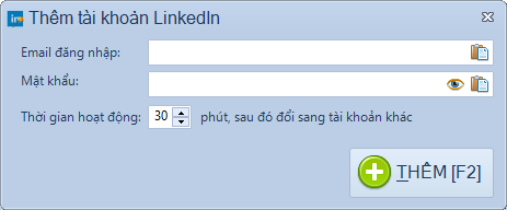Nâng cấp phần mềm SEO LinkedIn phiên bản 1.0.9.4