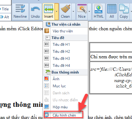 Nâng cấp phần mềm viết bài chuẩn SEO iClick