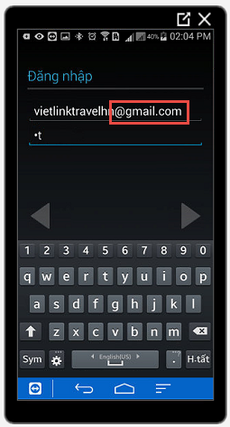 ứng dụng myMobit đòi Gmail