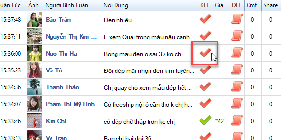 Hướng dẫn cách lưu khách hàng từ bình luận