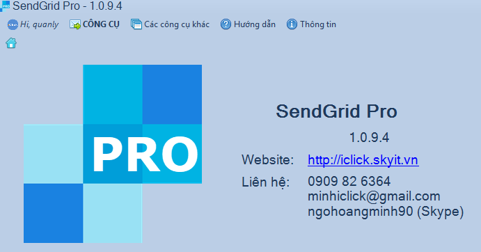 Phần mềm email marketing SendGridPro