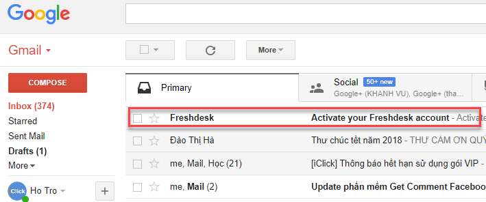 Phần mềm gửi email bằng Freshdesk