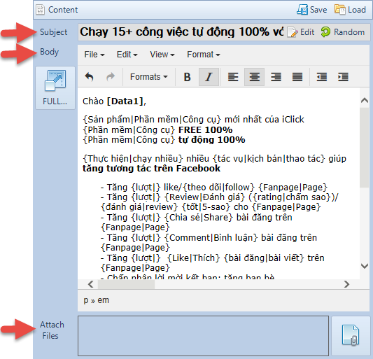 phần mềm gửi email freshdesk