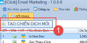 Phần mềm gửi email marketing iClick