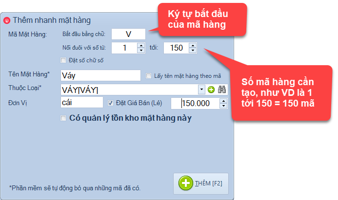 Hướng dẫn quản lý, khai báo mặt hàng trong phần mềm Live Stream Pro