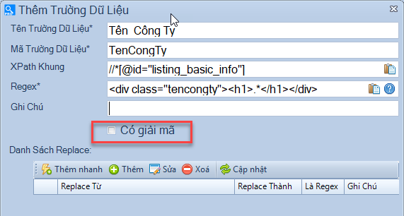 Phần mềm lấy dữ liệu Scan Web Pro