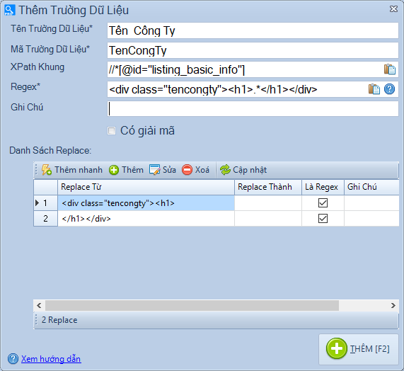 Phần mềm lấy dữ liệu Scan Web Pro