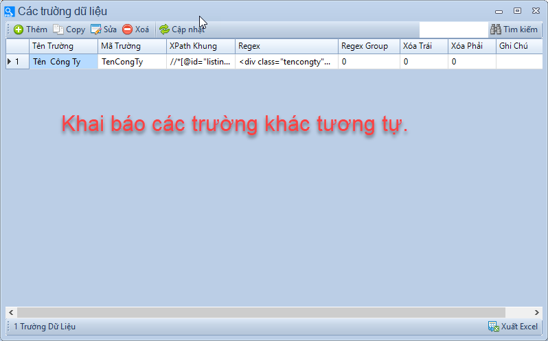 Phần mềm lấy dữ liệu Scan Web Pro