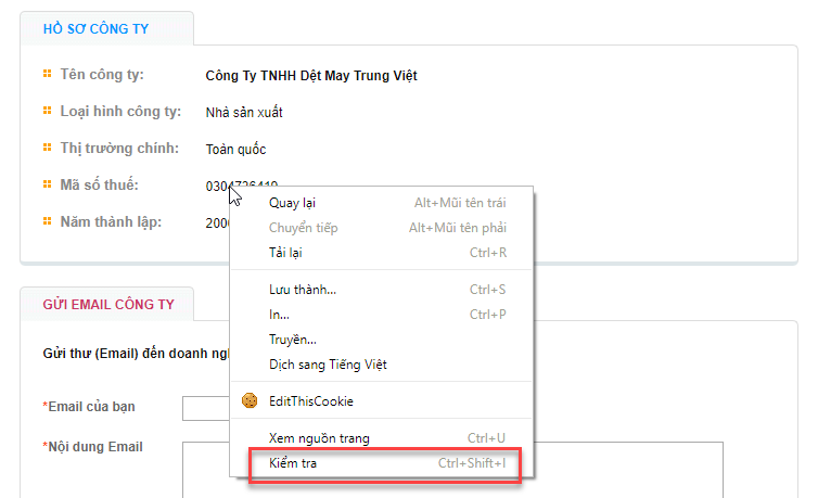 Phần mềm lấy dữ liệu từ website Scan Web Pro