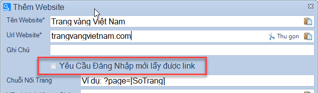 Phần mềm lấy dữ liệu từ website Scan Web Pro