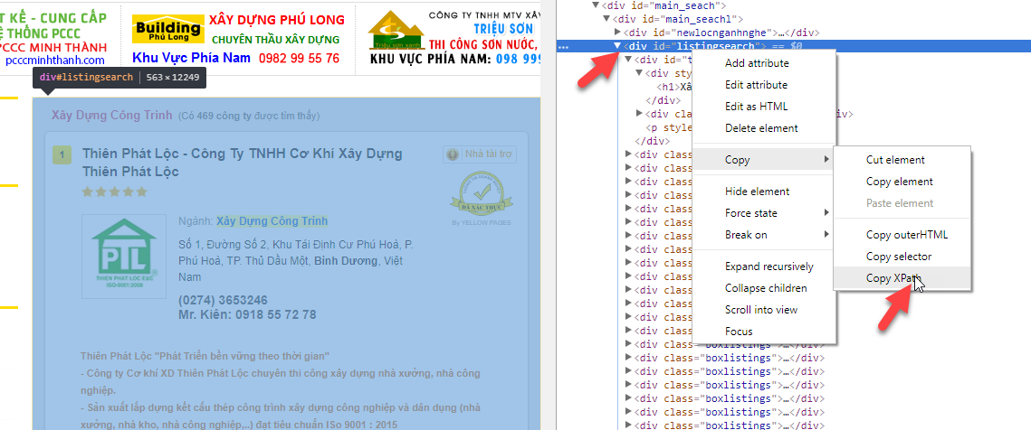 Phần mềm lấy dữ liệu từ website Scan Web Pro