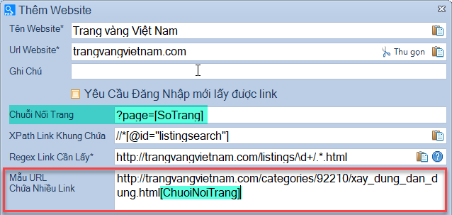 Phần mềm lấy dữ liệu từ website Scan Web Pro