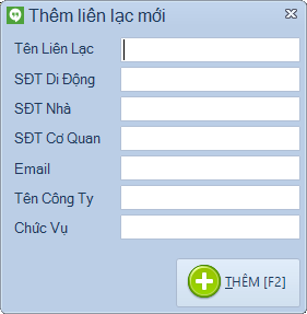 Phần mềm quản lý danh bạ điện thoại