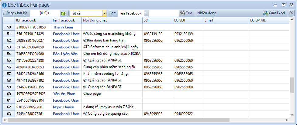 Phần mềm quản lý inbox fanpage