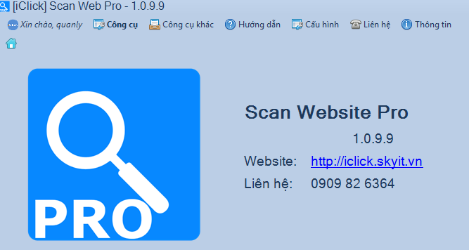 Phần mềm Scan Web Pro