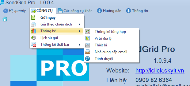 Phần mềm SendGrid Pro